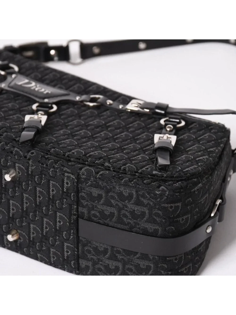 Dior Bondage Bag Trotter Pattern Galliano